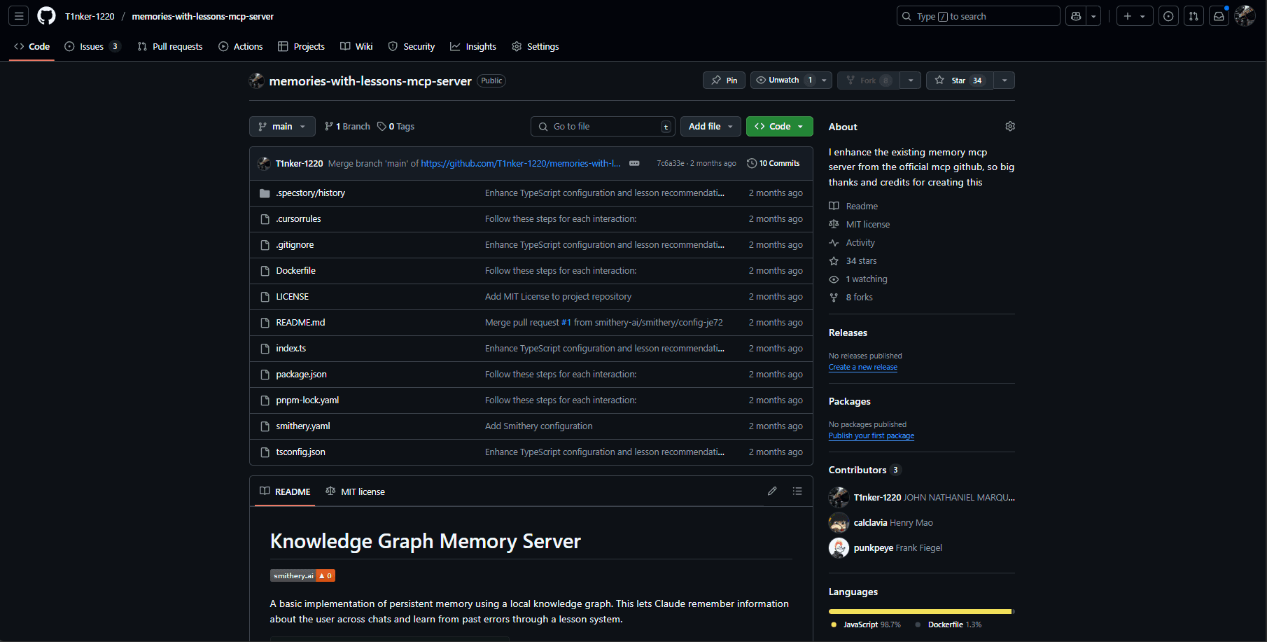Memory MCP Server